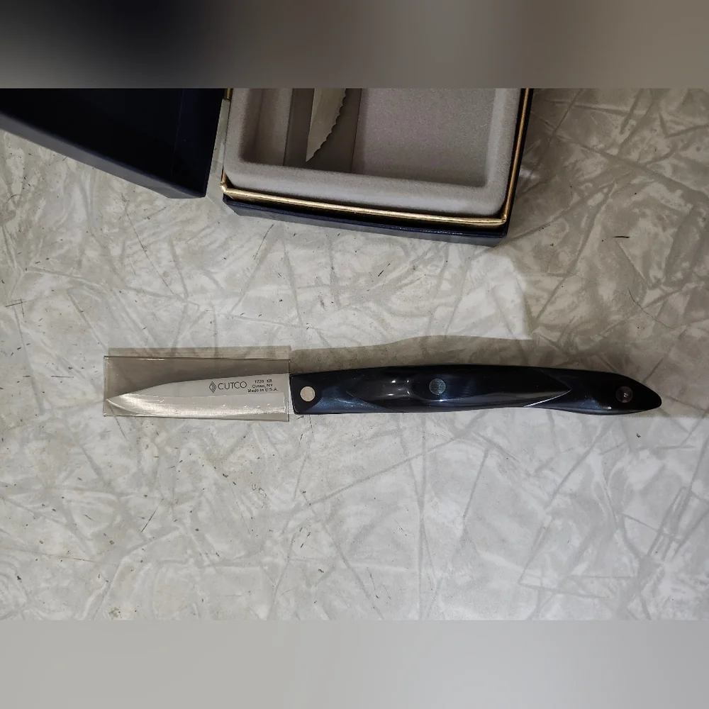 Cutco Black Knife Set - Pairing Knife and Serated New
